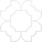 Ekena Millwork 83W x 83H x 58T Large Anderson Decorative Fretwork Ceiling Panels in Architectural Grade PVC CELP83X8302AND - alternate 2